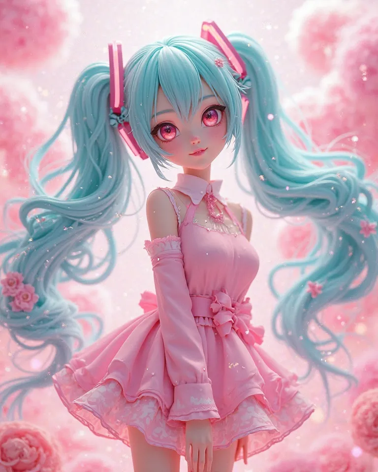 Pink miku,