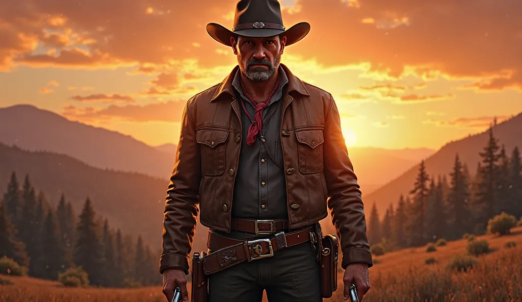 A Cinematic Western poster, The Red Dead Redemption 2