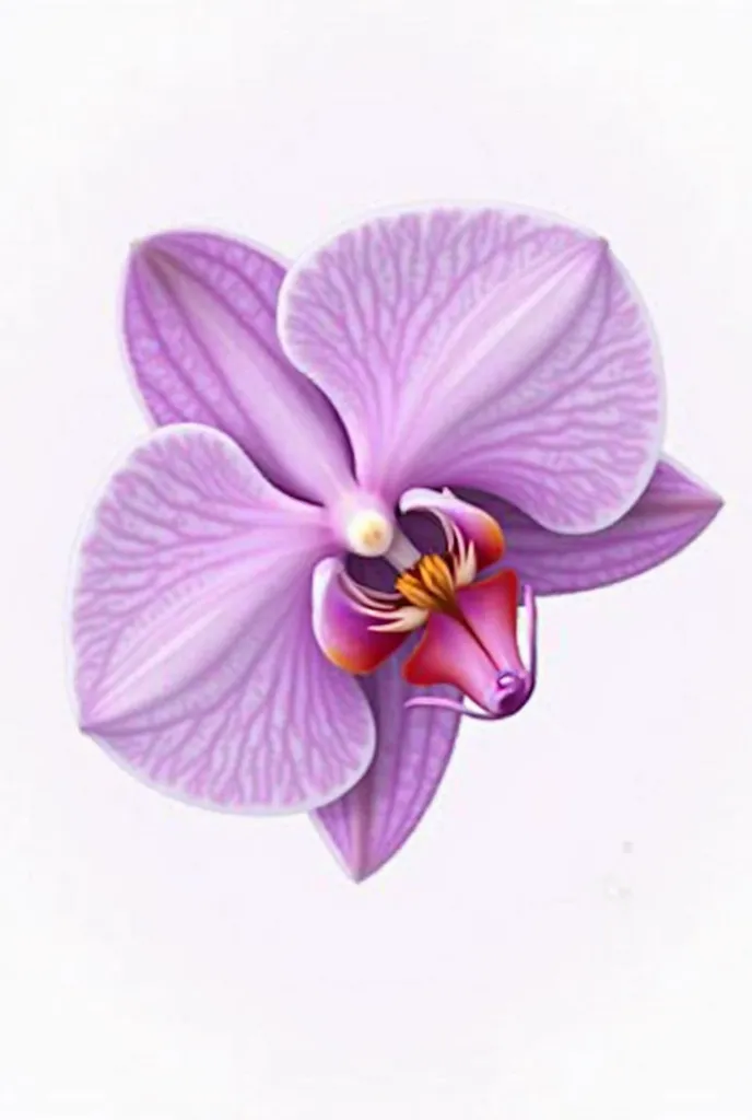 Orchid sticker for print on demand