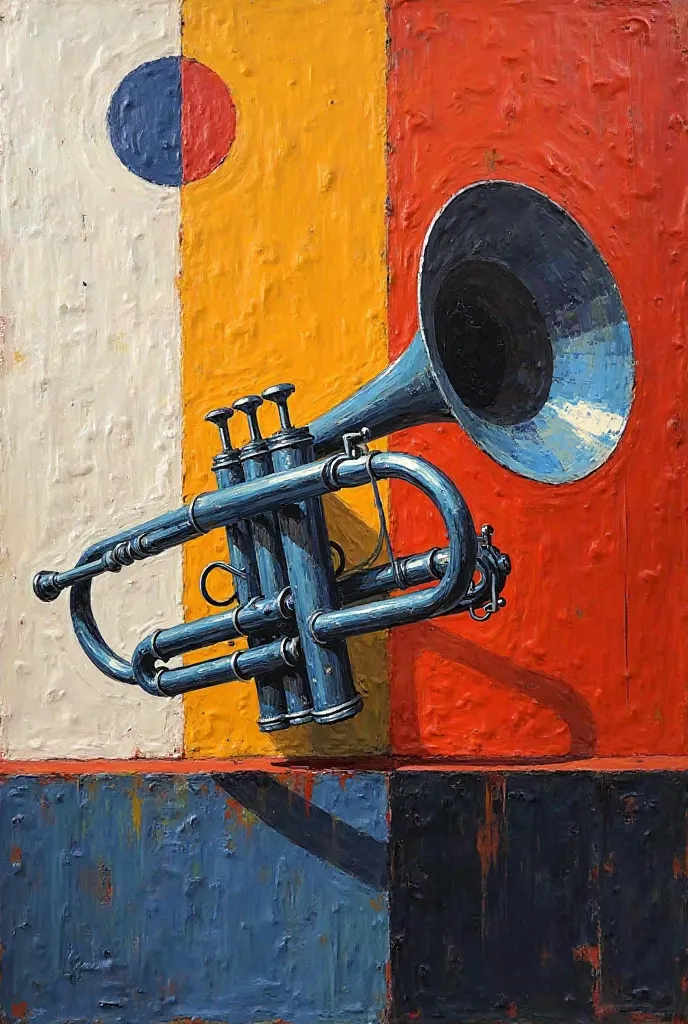 Music trumpet modernism painting