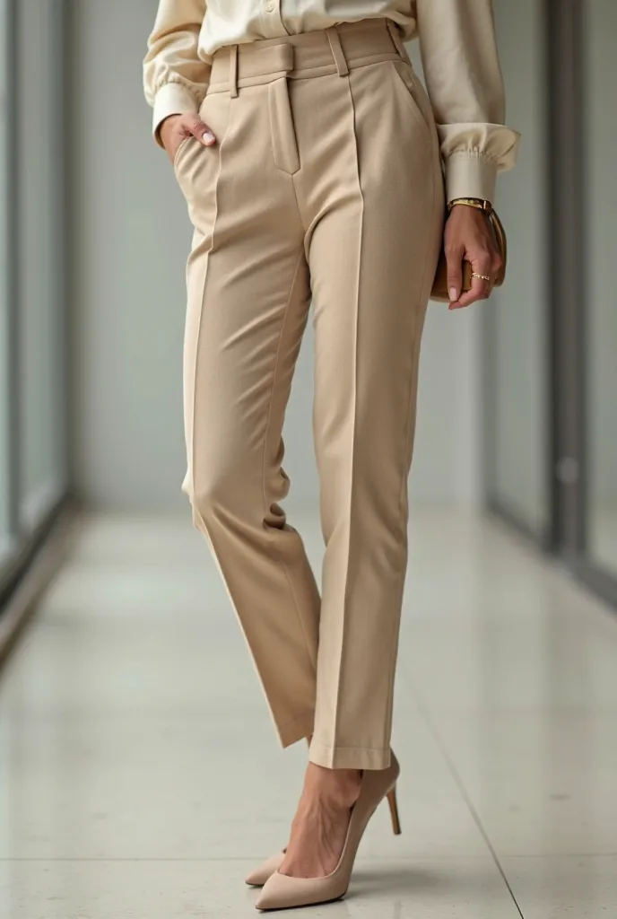 Does a beige suit pants 