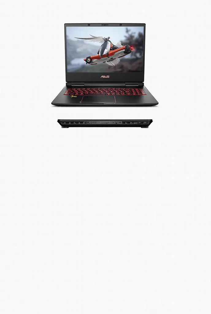 Create an image of the most realistic listing on eBay that is selling a ASUS tough gaming a15 market as sold and for 60 bucks make the listing about the Asus laptop on an HP laptop 15