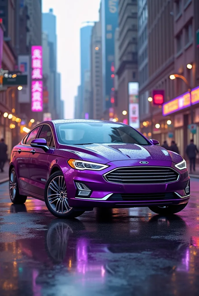 Ford Fusion purple