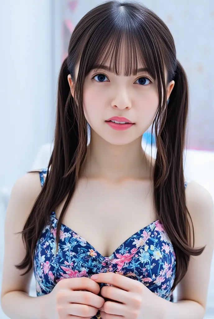 masterpiece, ultra high quality , 8k, beautiful picture, (low-rise thong:1.2),(detailed colored micro bikini:1.4), (detailed full body:1.6), (huge breast and cleavage:1.8), the ultimate cute girl, ultra high resolution, beautiful face, Japanese, realistic ...