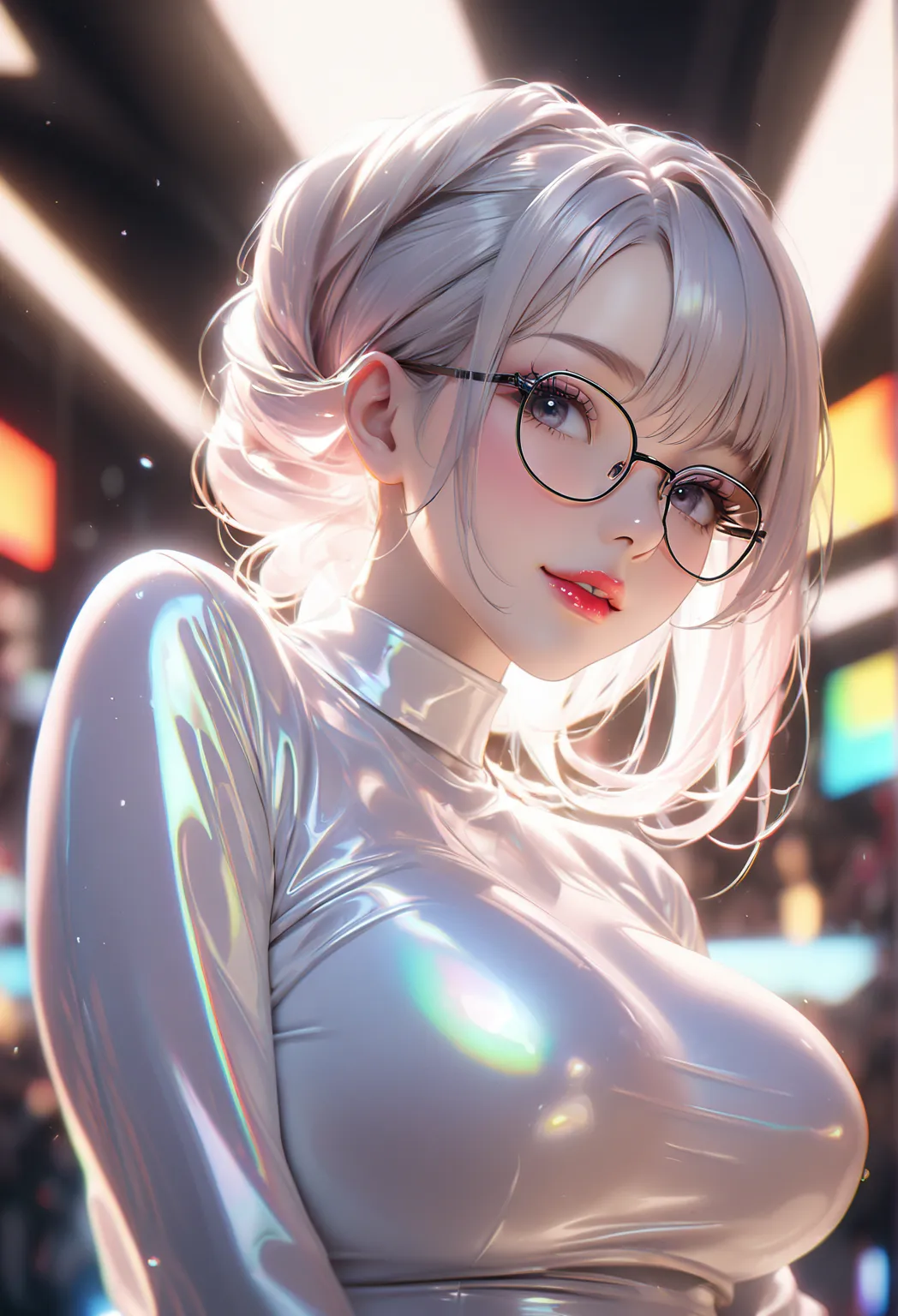 (8k, RAW photo, photorealistic:1.25) ,( lipgloss, eyelashes, gloss-face, glossy skin, best quality, ultra highres, depth of field, chromatic aberration, caustics, Broad lighting, natural shading,Kpop idol) looking at viewer with a serene and goddess-like h...