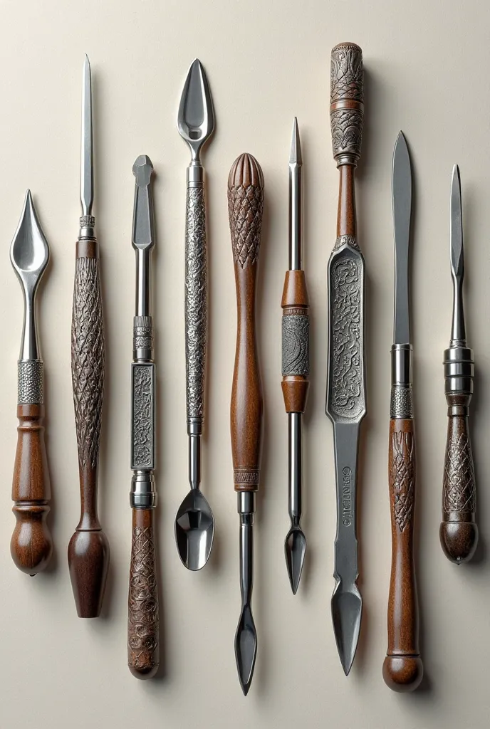 Make me a lottery of 15 engraving tools to show that you did it in Canva 