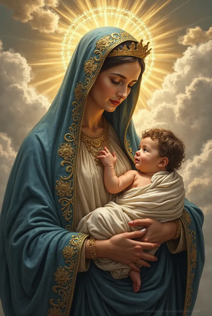 Our Lady of Aparecida with the baby Jesus