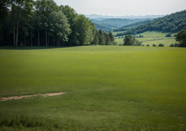 Peaceful and simple landscape