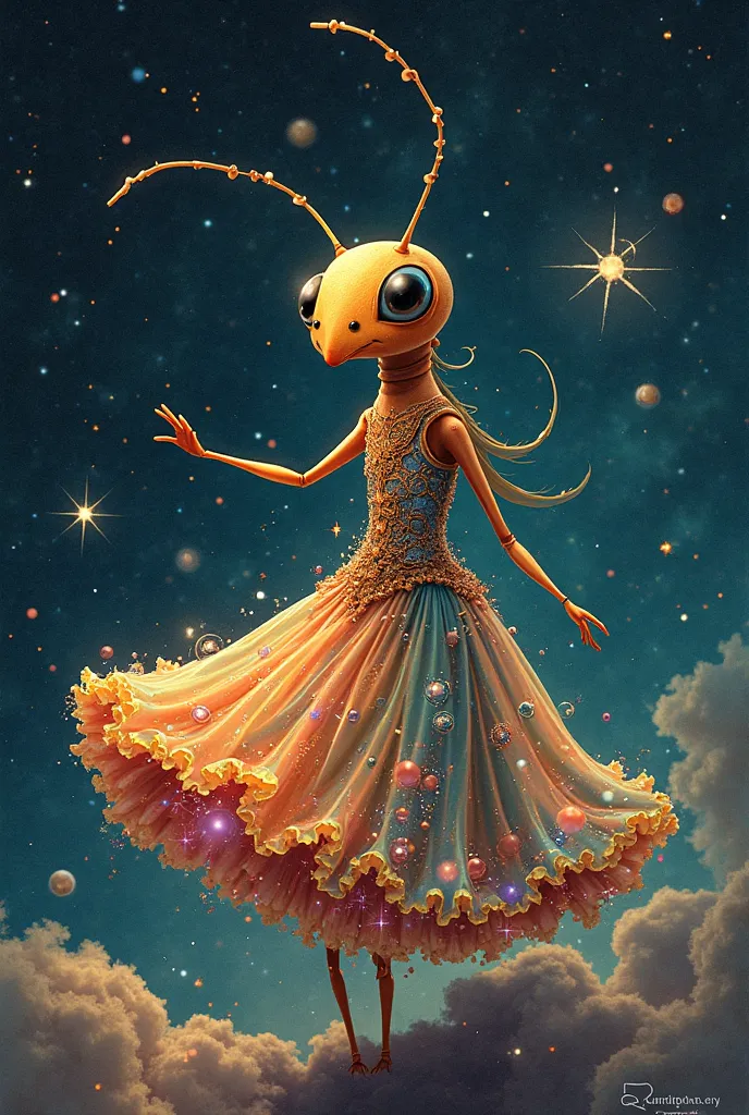 Ant with Space dress