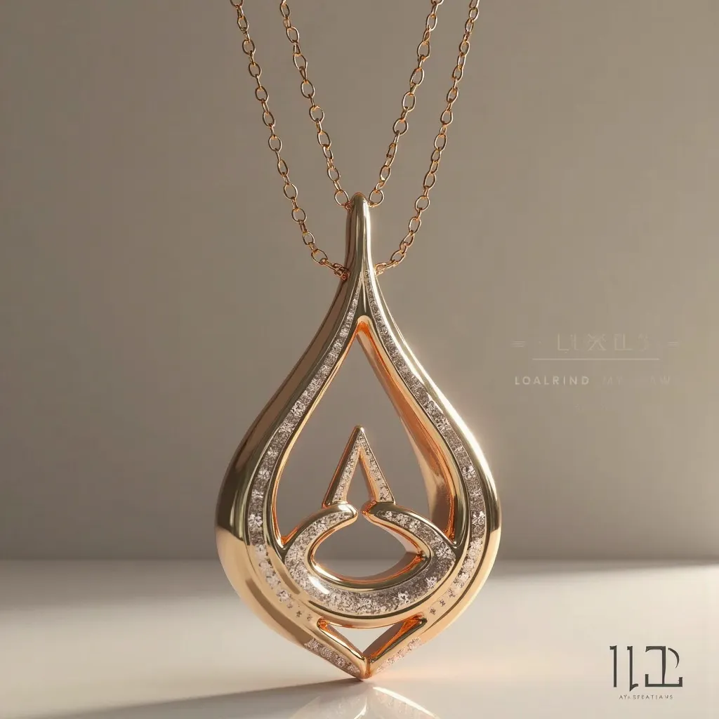 3d render for a jewelry pendant, logo for a jewelry store with the name "LUXELS", similar to  traxNYC