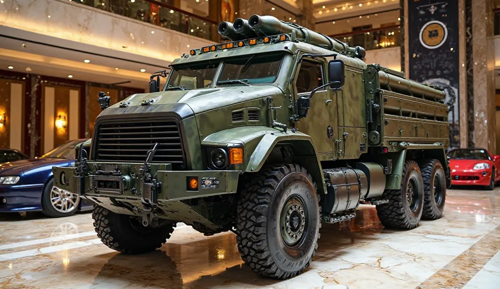 American missile truck full side view 20218 luxury showroom 