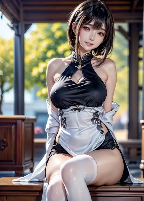  masterpiece, 1 beautiful girl, fine eyes,  Uniform eye size, Purebred face_v1, Top Quality, Ultra high resolution, (Reality: 1.4), Japanese, Korean, very beautiful, Beautiful skin, slim， is very sexy, (超Reality), (high resolution), ( 8,000), (Very detaile...