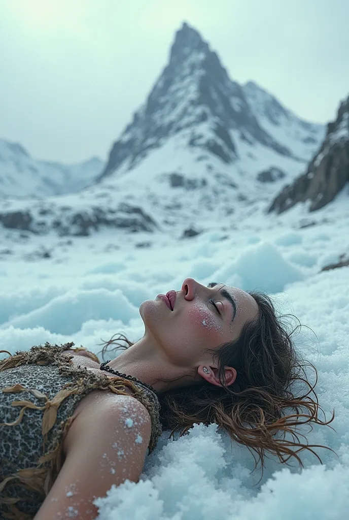 Adult cave woman dead in frozen mountain 