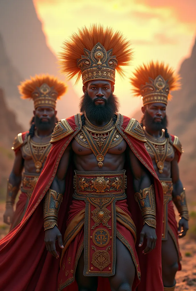 one picture of africa kings in 3d provide for a game