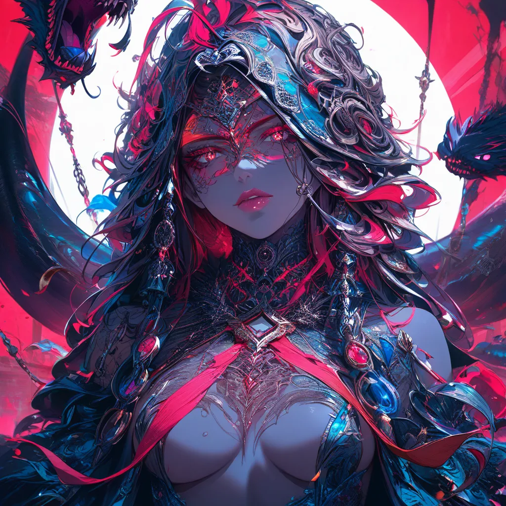 best quality, very aesthetic, super detailed, best illustrations、nsfw、monster、 Medusa 