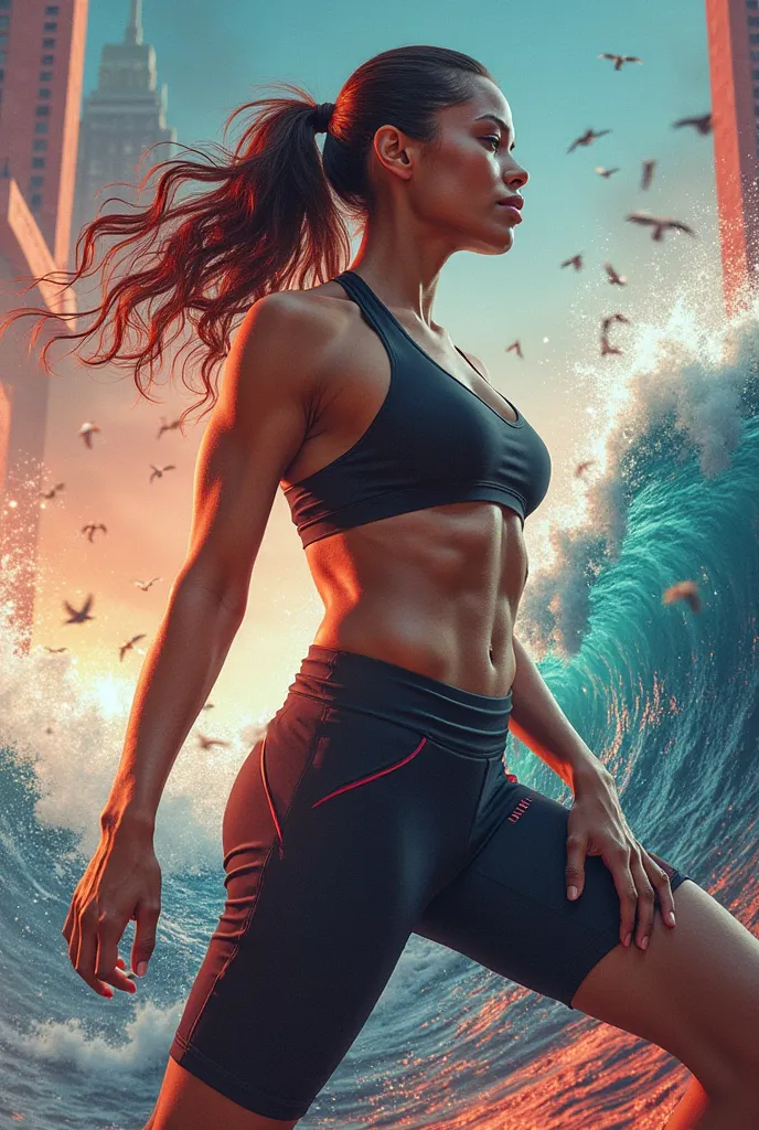 Best selling sportswear product advertising poster
