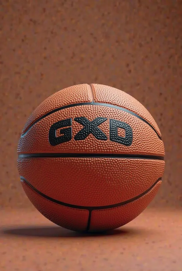 Generate me a basketball with text on it “GXD SEASON 7 ALL-STAR ” make it classic yet modern including the background 