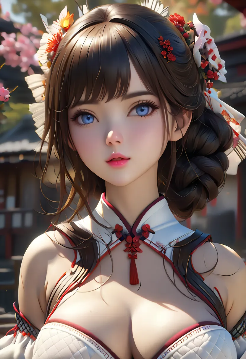 (masterpiece:1.4), (8k, photorealistic, RAW photo, best quality: 1.4), Japanese, (1 girl), beautiful face, (real face:1.4), (highly detailed hair:1.3), beautiful hairstyle, Realistic eyes, Beautifully detailed eyes, (real skin:1.3), beautiful skin,  attrac...