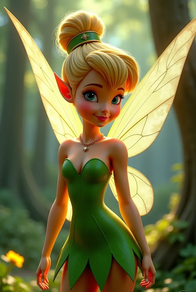 tinker fairy tinker tinker tinker tinker tinker tinker tinker tinker tinker tinker tinker tinker tinker tinker tin, a picture inspired by disney, trending on cg society, fantasy art, tinkerbell, smiling as a queen of fairies, pixie dust magic, pixie charac...