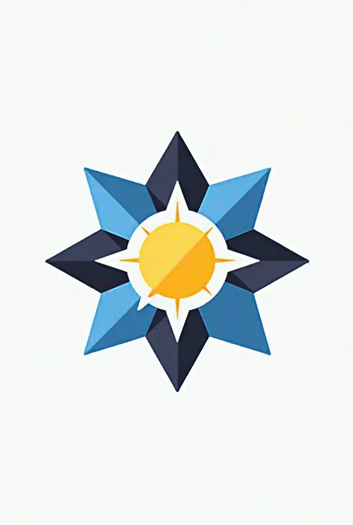 Create the logo of a service provider that brings together technology companies and presents a star theme, Rays and with a predominance of blue colors, yellow and a little black. The company should be called Star Volt.