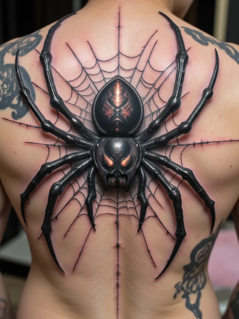 Spider tattoo