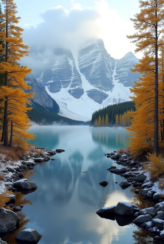 

hungry
You said:
Write a detailed text to draw me to artificial intelligence. Subject :I am in Canada (I do not appear) there are yellow trees of canada in the middle of the morning A snowy mountain opposite.The lake is slightly snowed on top of the froz...