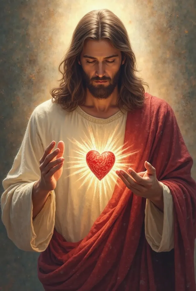 Merciful Jesus, with the rays of blood and water coming out of your heart