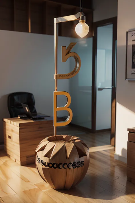 3d illustration of business from 0 to success