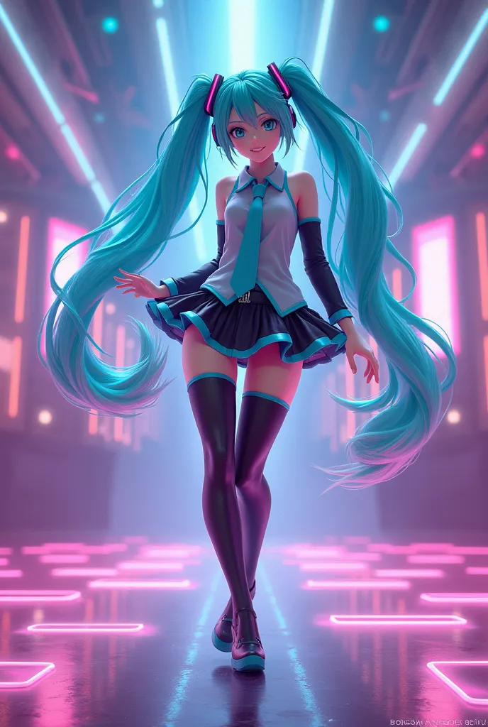 Hatsune Miku dancing 