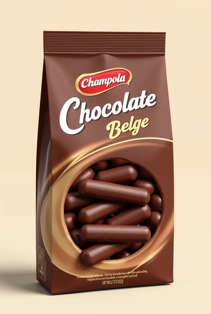 (Provide redesign packaging back to back based on the box type (square) elements for Effective Packaging for a reusable retortable pouch: Generate it by applying the tips provided,. Brand Name: Champola; Product Name: Chocolate Belge: Packaging Theme: Choc...