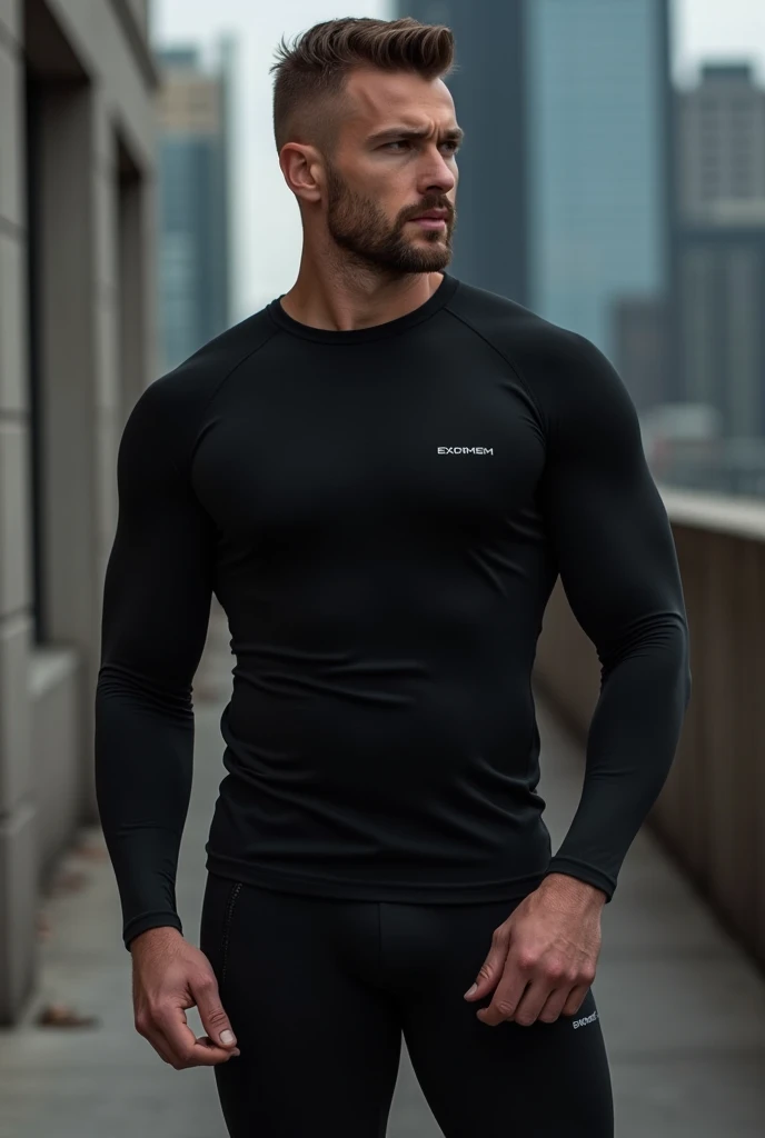 Black thermal shirt