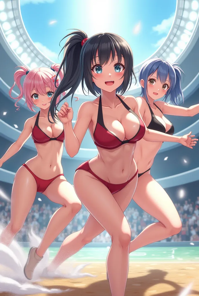 Naked anime sports women