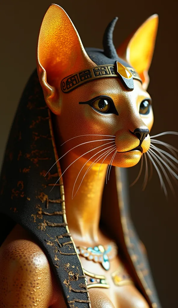 The model wears GAIn ancient Egypt, cats were worshiped and considered sacred animals. The goddess Bastet , represented with the head of a lion or a cat, was the goddess of protection, home and fertility. The Egyptians believed that cats owned a special co...