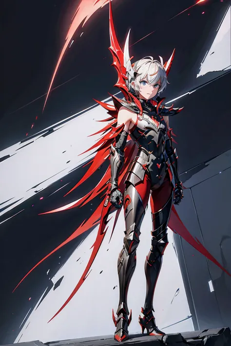 It’s a man. The image presents a dark, futuristic armor designed for Ken Kaneki, blending sleek tactical elements with a predatory appearance. The armor reflects his duality as both human and ghoul. Helmet: The helmet is sleek black with sharp lines. A glo...