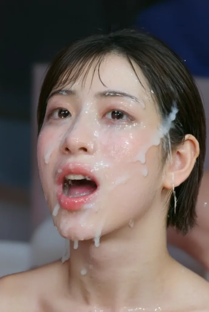 nsfw. Ishihara Satomi、They are photographed working as a meat toilet against a large number of male vagrants at midnight、Highest resolution pictures of Japanese women,　32K．   Best Quality Photo Collection,   masterpiece,  1 girl, black hair short,   full b...