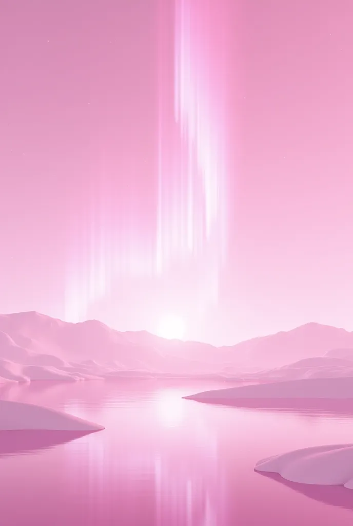 Make a title with the theme of Doki doki literature club that says "Northern Lights" only a title and with white colors with a pink background without dolls or ornaments, png background