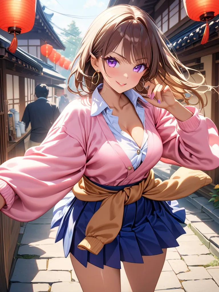  1 girl ,
(masterpiece, best quality, super detailed, 8k, high resolution, Elaborate, intricate details,  Beautiful structure 1 girl , from side, standing, japanese sword holding, katana holding, Place your hand on the tip of the sword, Dramatic Tension、Ba...