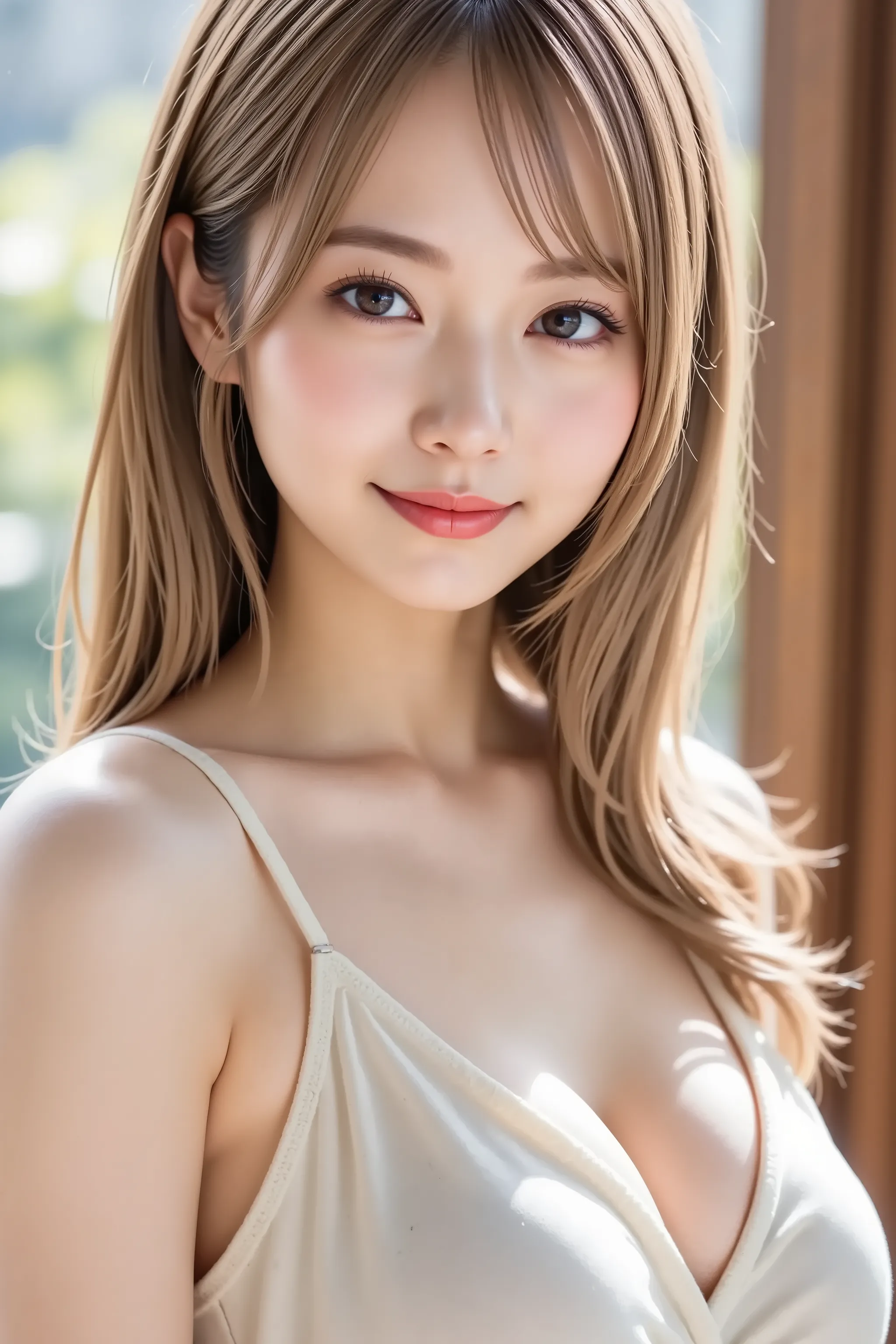 , the entire head is fully reflected , The entire face and head are clearly visible, (((( masterpiece,   top quality ,    nothing )))),    very detailed 8K ,   スリムボディの sexyでbeautiful日本の10代の女の子, Super Detail,    trend of swallowing sperm and pubic hair ,   ...