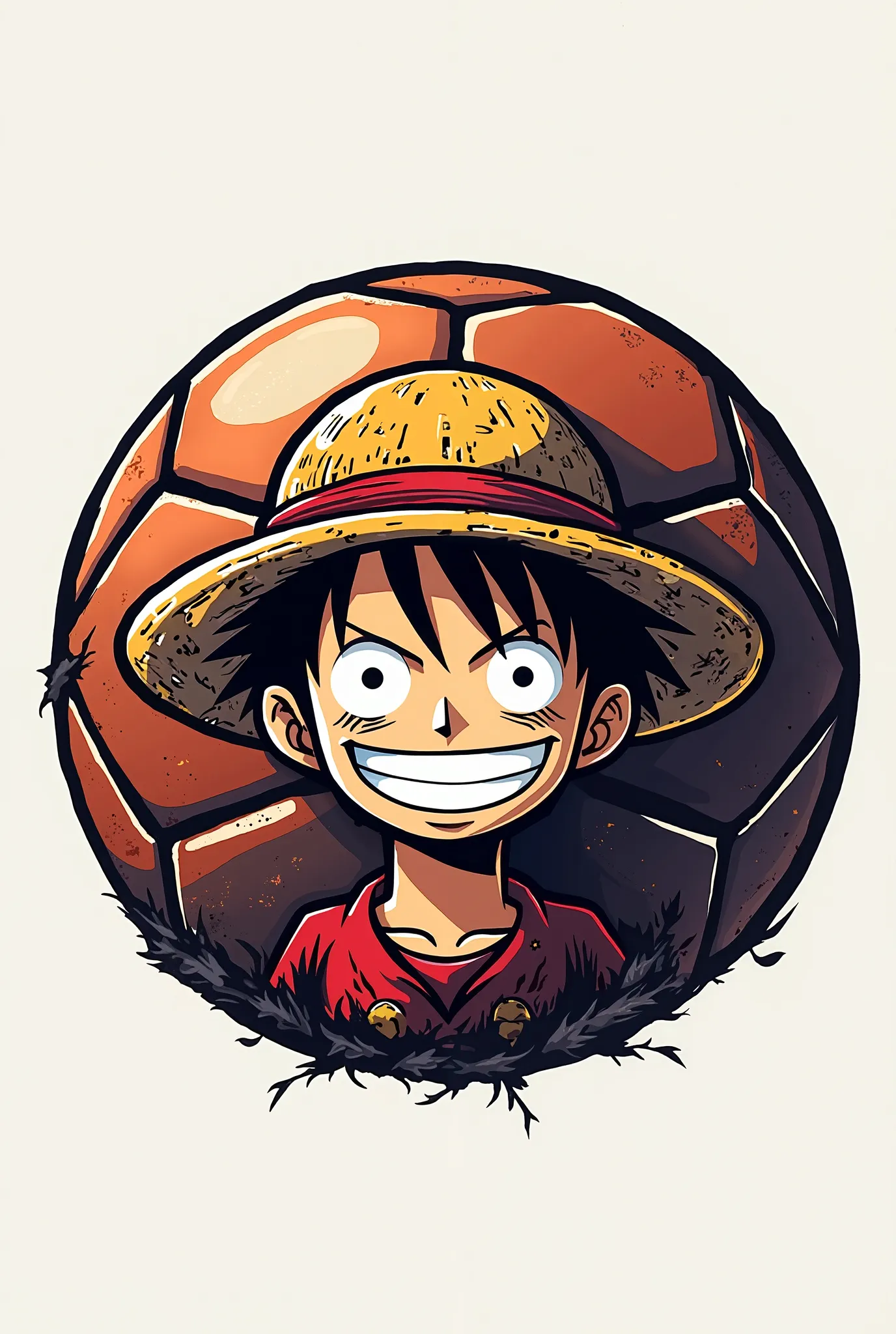 Make me one piece football logo 