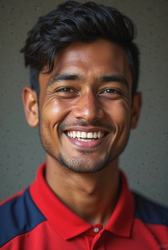 NEPALI CRICKET SANDEEP LAMICHANE SMILING 