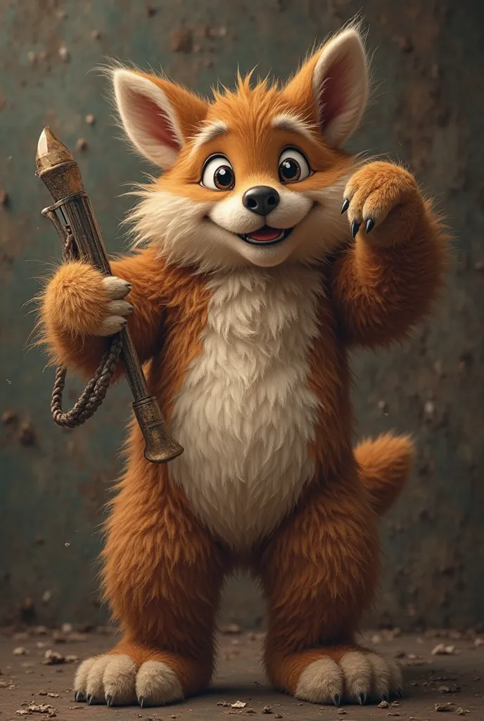 furry with penis, showing penis