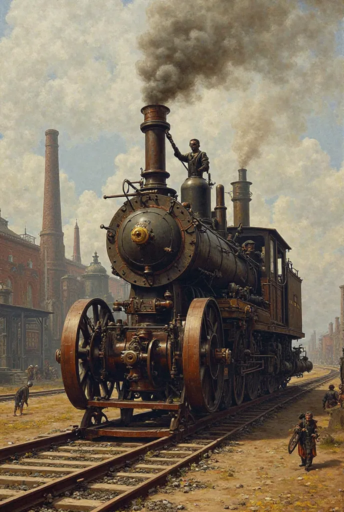 First Steam Engine Revolution

The invention and improvement of the steam engine, popularized by James Watt, was crucial for industrialization. . This machine allowed the conversion of thermal energy into mechanical energy, allowing the operation of factor...