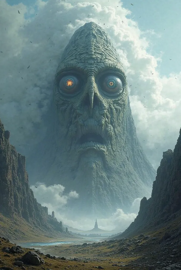 A mountain that has eyes 