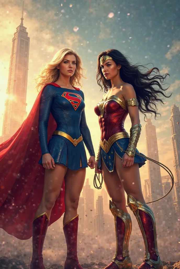 Super Girl and Wonder Woman 