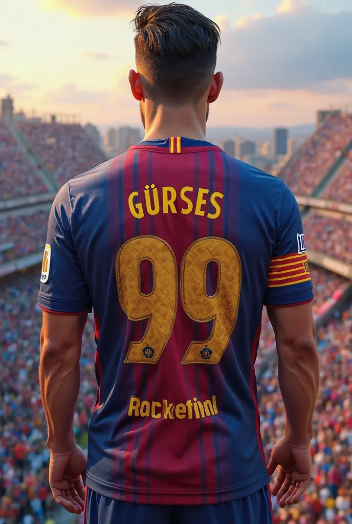 Barcelona jersey number 99 with Gürses