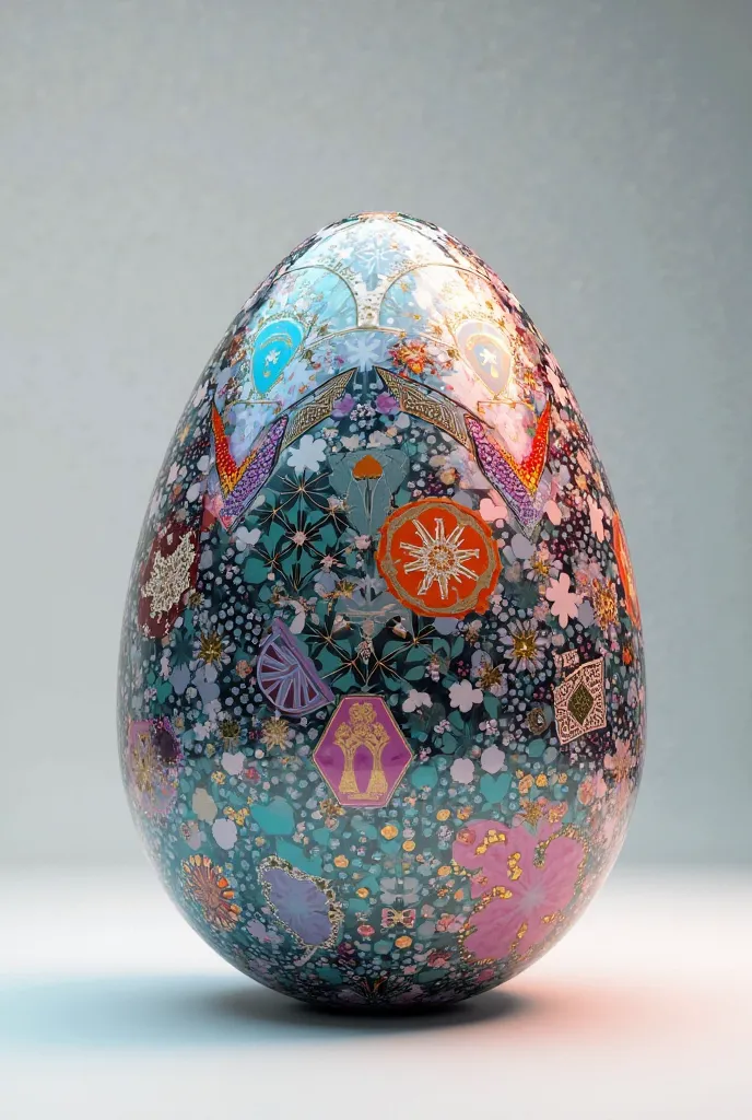 Create realistic, modern and innovative Easter egg image 