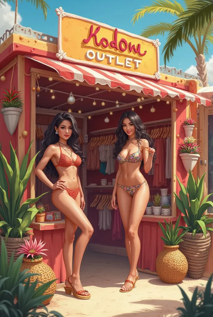 My bikini booth is named ( kodow outlet ) 