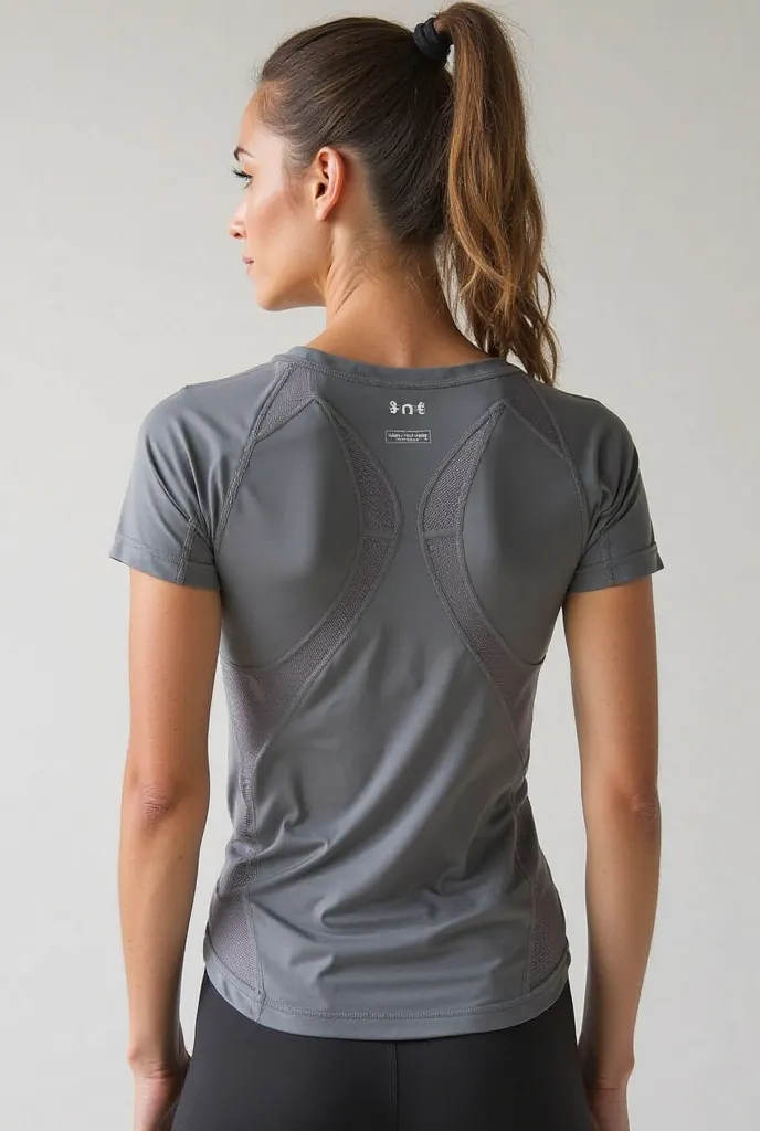 Women's front and back fitness shirt 