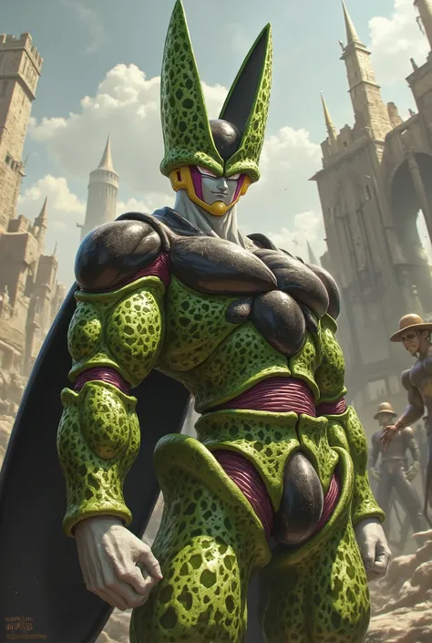 cell, Realistic character from the anime Dragon Ball Z