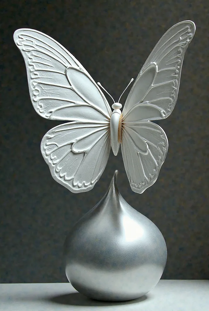 Butterfly, sculpture, sculpted, polish